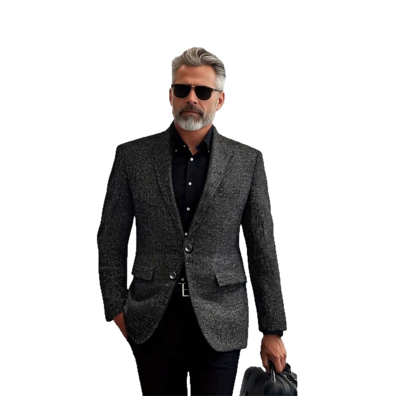 Leisure Suits For Men Coat Single-breasted Jacket - Image 2