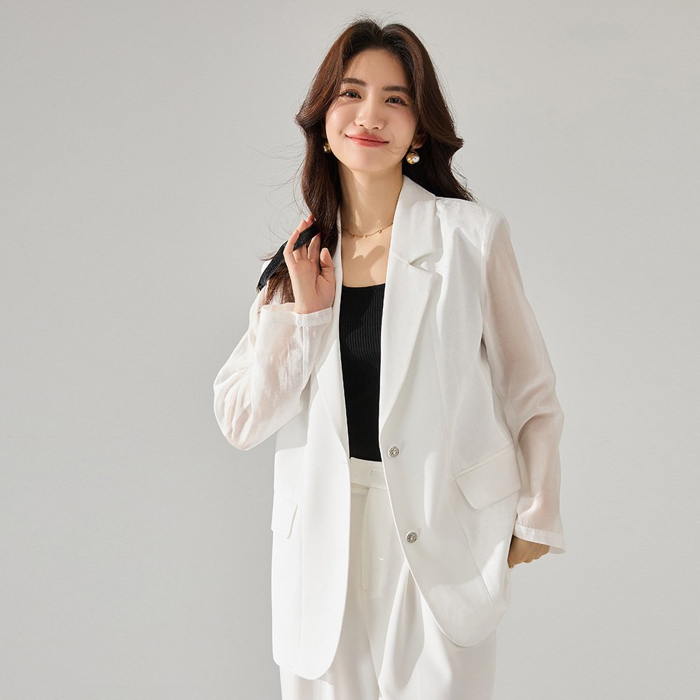 Loose-fitting Casual Suit Jacket - Image 4
