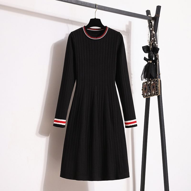 Knitted Dress Plus Size For Women - Image 2
