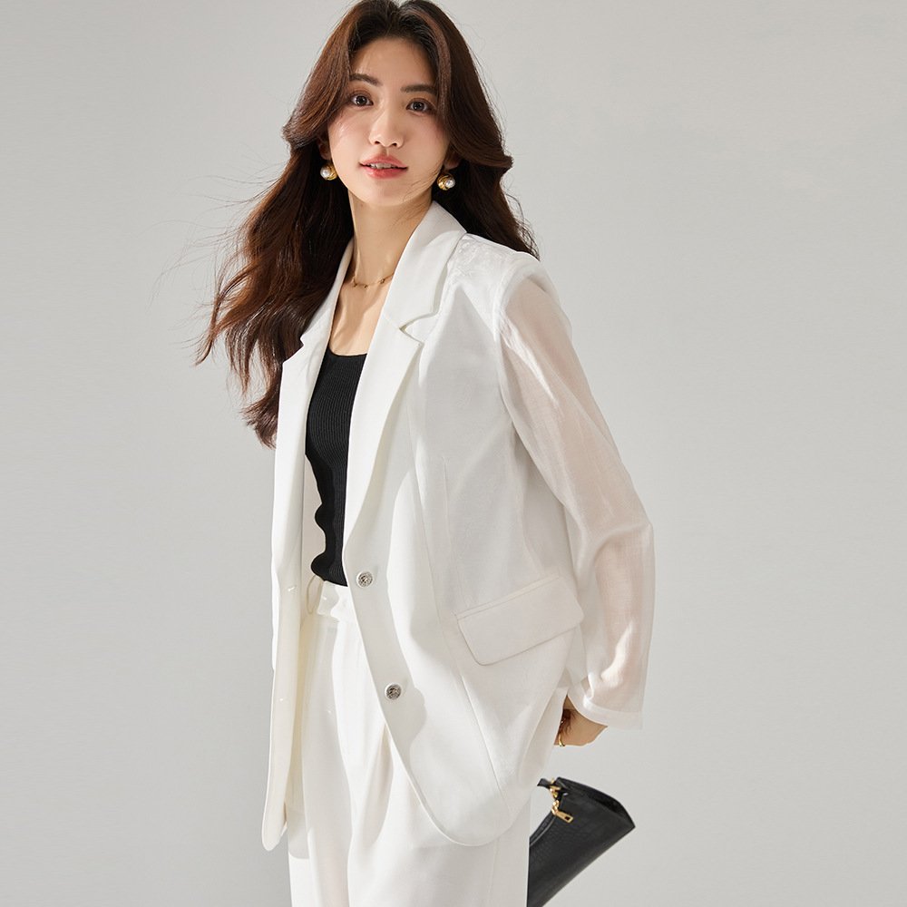 Loose-fitting Casual Suit Jacket - Image 2
